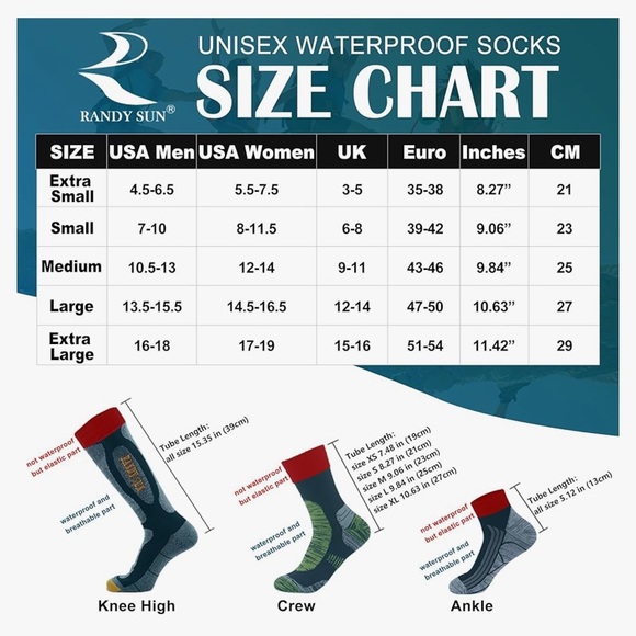 Randy Sun M Waterproof Socks - Picture 9 of 10